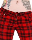 Red-Black-Checked-Tartan-Stretch-Skinny-Fit-Jeans-Rock-Punk-Glam-Retro-Indie-10-0-0