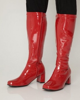 Red-Knee-High-Fancy-Dress-Party-Boots-Size-10-UK-0