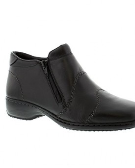 Rieker-Dory-Womens-Double-Zip-Ankle-Boots-Black-6-39-0