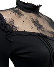 Romantic-Victorian-Goth-Steampunk-High-Neck-Lace-Frilled-Long-Sleeve-Black-Top-14-0-0