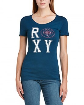 Roxy-Womens-Good-Looking-C-Short-Sleeve-T-Shirt-Blue-Ocean-Size-14-Manufacturer-SizeLarge-0