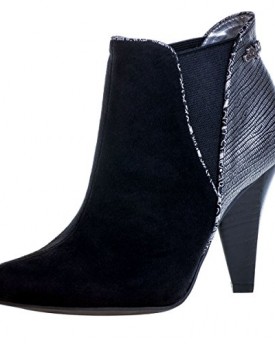 Ruby-Shoo-Louise-Black-Suedette-High-Heel-Ankle-Boots-UK-Size-5-Colour-Black-0