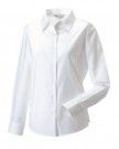 Russell-Collection-LadiesWomens-Long-Sleeve-Easy-Care-Oxford-Shirt-L-White-0