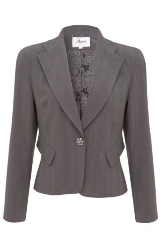 SS13-Womens-Ladies-Short-Button-Detail-Spring-Jacket-12-Grey-0