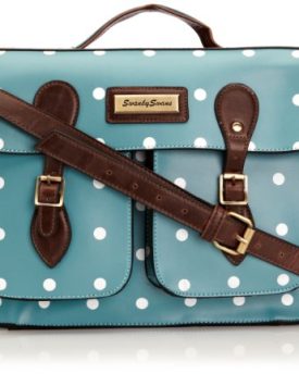 SWANKYSWANS-Girls-Bertie-Polka-Dot-Satchel-Bag-SB325-TURQ-Blue-0