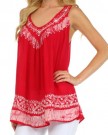 Sakkas-497-Paradise-Embroidered-Relaxed-Fit-Blouse-Red-White-One-Size-0-1
