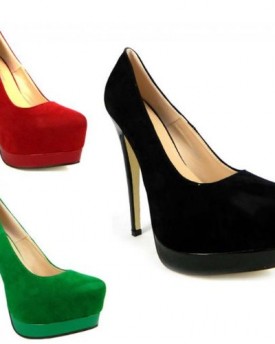 Salt-Pepper-Amina-Womens-High-Stiletto-Heel-Platform-Court-Shoes-Green-Size-UK-4-0