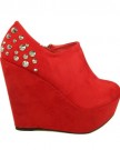 Salt-Pepper-Kelsey-Studds-Spike-Womens-High-Wedge-Heel-Shoes-Red-0-0