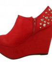 Salt-Pepper-Kelsey-Studds-Spike-Womens-High-Wedge-Heel-Shoes-Red-0-2