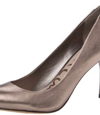 Sam-Edelman-Camdyn-Womens-Bronze-Leather-Pumps-Heels-Shoes-45-UK-UK-45-0