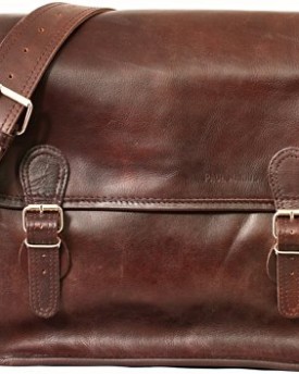 Satchel-M-INDUS-Vintage-Leather-Satchel-Shoulder-Bag-A4-Unisex-PAUL-MARIUS-Vintage-retro-0