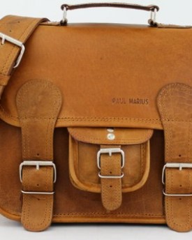 School-Satchel-S-LIGHT-Vintage-Leather-Satchel-Shoulder-Bag-Unisex-PAUL-MARIUS-Vintage-retro-0