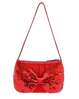 Sequin-Bow-Small-Clutch-Womens-Hand-Bag-Red-0