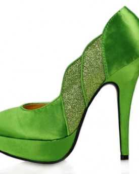 Show-Story-Glitter-Green-Satin-Open-Side-Stiletto-Platform-High-Heels-PumpsLF30429GR407UKGreen-0