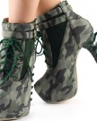 Show-Story-Green-Lace-Up-Buckle-High-top-Bone-Camo-Military-Ankle-BootsLF40601GR385UKGreen-0-1