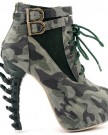 Show-Story-Green-Lace-Up-Buckle-High-top-Bone-Camo-Military-Ankle-BootsLF40601GR385UKGreen-0