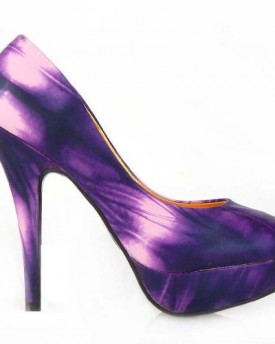 Show-Story-Ladies-Purple-Tie-Dye-Two-Tone-Platform-High-Heel-ShoesLF30414PP4175UKPurple-0