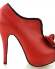 Show-Story-Vintage-Red-Black-Two-Tone-Bow-Platform-Stiletto-High-Heel-Ankle-BootsLF30427RD396UKRed-0-0