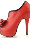 Show-Story-Vintage-Red-Black-Two-Tone-Bow-Platform-Stiletto-High-Heel-Ankle-BootsLF30427RD396UKRed-0-1