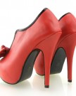 Show-Story-Vintage-Red-Black-Two-Tone-Bow-Platform-Stiletto-High-Heel-Ankle-BootsLF30427RD396UKRed-0