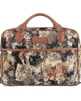 Signare-Womens-Laptop-Messenger-Shoulder-Bag-Tablet-Notebook-ultrabook-116-133-14-Up-To-156-Laptop-Compatible-Lucky-Cat-Design-0