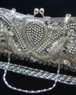 Silver-Evening-Handbag-Beads-Sequin-Clutch-Purse-Party-Bridal-Prom-0-1
