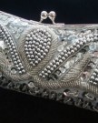 Silver-Evening-Handbag-Beads-Sequin-Clutch-Purse-Party-Bridal-Prom-0