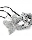 Silver-Masquerade-Balls-Latex-Butterfly-Prom-Opera-Party-Mardi-Gras-Masks-New-0-1