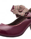 Size-5-Ruby-Shoo-Womens-Minelli-Wine-Red-High-Heel-Mary-Jane-Velcro-Court-Shoes-0