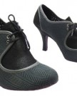 Size-6-Womens-Olivia-Ruby-Shoo-Black-Herringbone-Print-Lace-Top-High-Heels-0-0