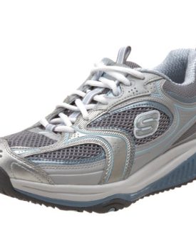 Skechers-Womens-Shape-Ups-XF-Accelerators-Silver-and-Blue-UK-Size-45-0