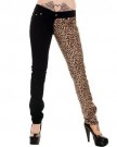 Skinny-Stretch-Jeans-Natural-Leopard-Black-Split-Leg-Low-Rise-Hipsters-Punk-Rock-Party-Glam-0