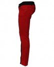 Skinny-Stretch-Jeans-Red-Black-Split-Leg-Low-Rise-Hipsters-Punk-Rock-Party-Glam-16-0-1