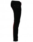 Skinny-Stretch-Jeans-Red-Black-Split-Leg-Low-Rise-Hipsters-Punk-Rock-Party-Glam-16-0-2