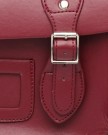 Small-Faux-Leather-Ox-Blood-Red-Traditional-Vintage-Style-School-Satchel-Bag-0-1