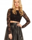 So-in-Fashion-Womens-Lace-Crop-Top-in-3-Colours-Cara-12-Black-0