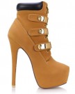 Sole-Affair-STARE-Ladies-Womens-Sexy-Gold-Trim-High-6-Stiletto-Heel-Platform-Ankle-Boots-Shoes-Tan-Size-UK-7-EU-40-0-0