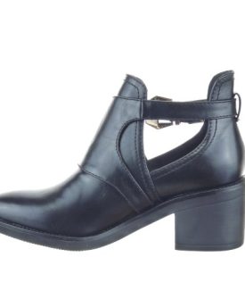 Sopily-Womens-Fashion-Shoes-Ankle-boots-Booty-Low-Boots-high-top-High-Buckle-Heel-Block-Heel-65-CM-Black-CAT-AS1403-T-36-UK-3-0