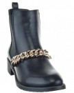 Sopily-Womens-Fashion-Shoes-Ankle-boots-Booty-Low-Boots-high-top-High-Chains-Heel-Block-Heel-35-CM-Black-CAT-DH890-T-41-UK-8-0-0