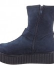 Sopily-Womens-Fashion-Shoes-Ankle-boots-Booty-ankle-high-Cavalier-Buckle-Zip-Heel-wedge-platform-5-CM-Blue-FRF-BL71-T-36-UK-3-0-1