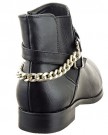 Sopily-Womens-Fashion-Shoes-Ankle-boots-Booty-ankle-high-Chelsea-Low-boots-Chains-Buckle-Heel-Block-Heel-25-CM-Black-FRF-L85-T-36-UK-3-0-2