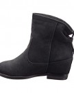 Sopily-Womens-Fashion-Shoes-Ankle-boots-Booty-ankle-high-Low-boots-Heel-Wedge-7-CM-Black-WL-263-4-T-39-UK-6-0-1