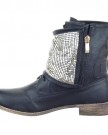Sopily-Womens-Fashion-Shoes-Ankle-boots-Booty-high-top-Biker-metallic-Heel-Block-Heel-25-CM-Black-WL-263-1-T-37-UK-4-0-1