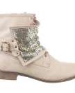 Sopily-Womens-Fashion-Shoes-Ankle-boots-Booty-high-top-Biker-metallic-Heel-Block-Heel-25-CM-Pink-WL-263-1-T-40-UK-7-0