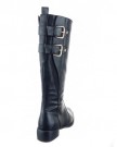 Sopily-Womens-Fashion-Shoes-Boots-Knee-High-Cavalier-Biker-Buckle-Heel-Block-Heel-4-CM-Black-CAT-AS1402-T-36-UK-3-0-2