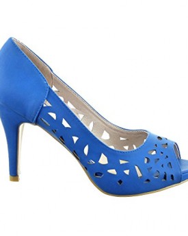 Sopily-Womens-Fashion-Shoes-Pump-Court-shoes-Decollete-ankle-high-Stiletto-decollete-Perforated-95-CM-Blue-WL-999-1-T-37-UK-4-0