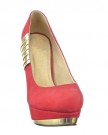 Sopily-Womens-Fashion-Shoes-Pump-Court-shoes-Decollete-ankle-high-Stiletto-metallic-125-CM-Red-WL-JW-205-T-38-UK-5-0-0