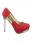 Sopily-Womens-Fashion-Shoes-Pump-Court-shoes-Decollete-ankle-high-Stiletto-metallic-125-CM-Red-WL-JW-205-T-38-UK-5-0