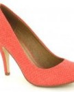 Spot-On-High-Heel-Court-Coral-Size-5-UK-0-0
