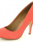 Spot-On-High-Heel-Court-Coral-Size-5-UK-0